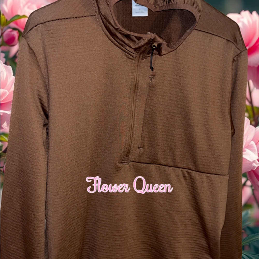 Amazon Essentials Men's Brown Zip-Up Sweater